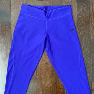 Adidas Climalite leggings in purple, S